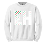 GREEN AND RED POLKA DOTS